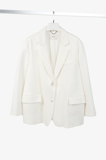 Dorothee Schumacher Essence Camellia White Oversized Jacket
