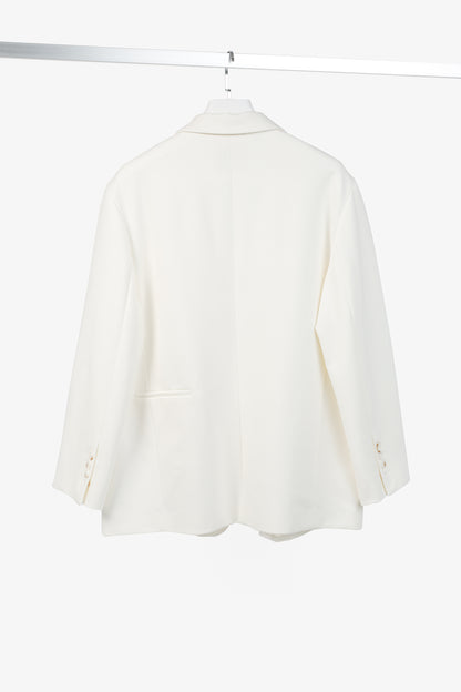Dorothee Schumacher Essence Camellia White Oversized Jacket