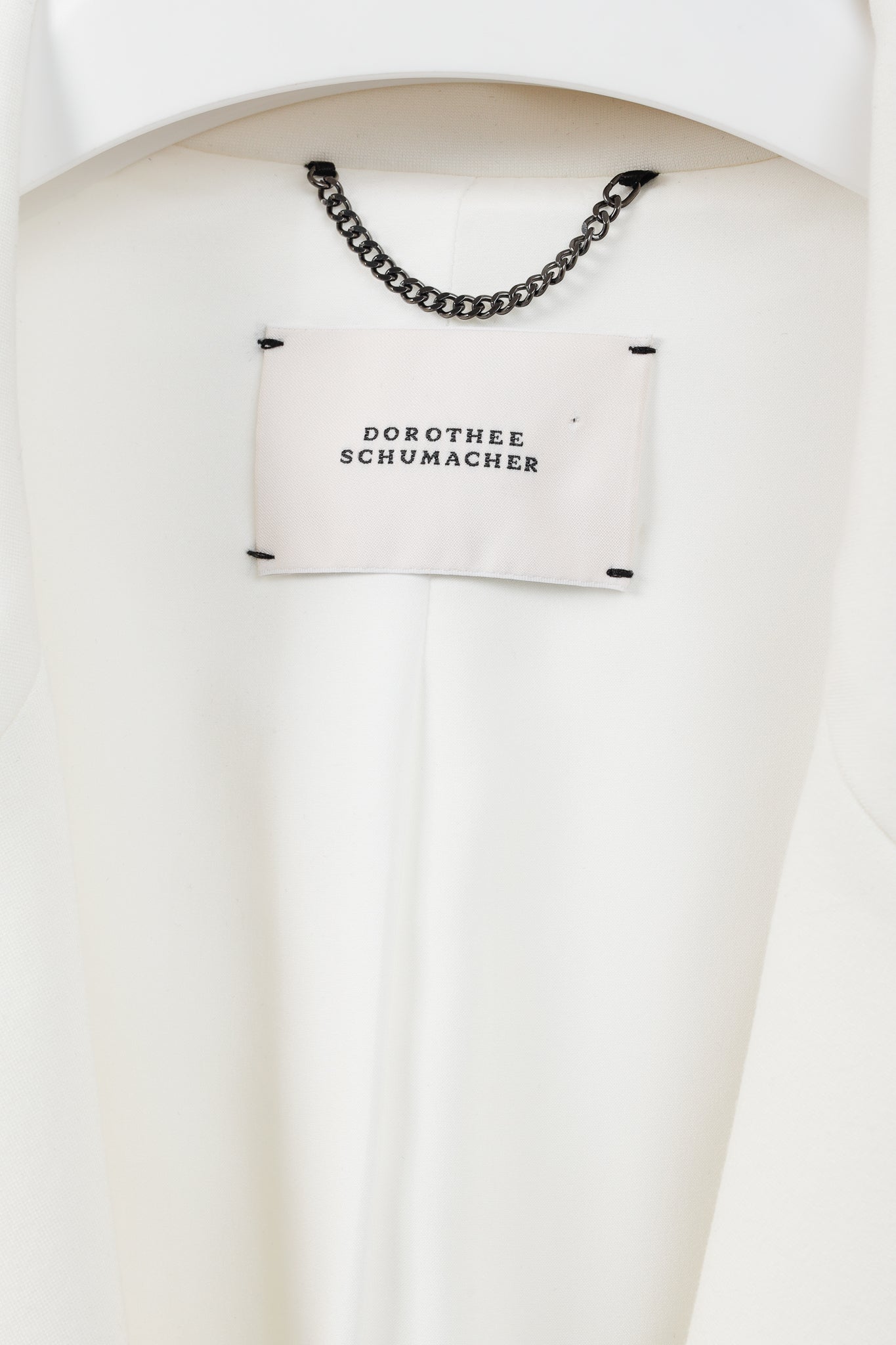 Dorothee Schumacher Essence Camellia White Oversized Jacket
