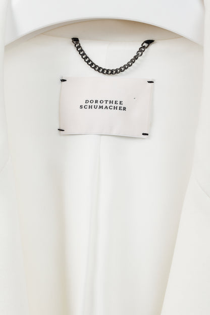 Dorothee Schumacher Essence Camellia White Oversized Jacket