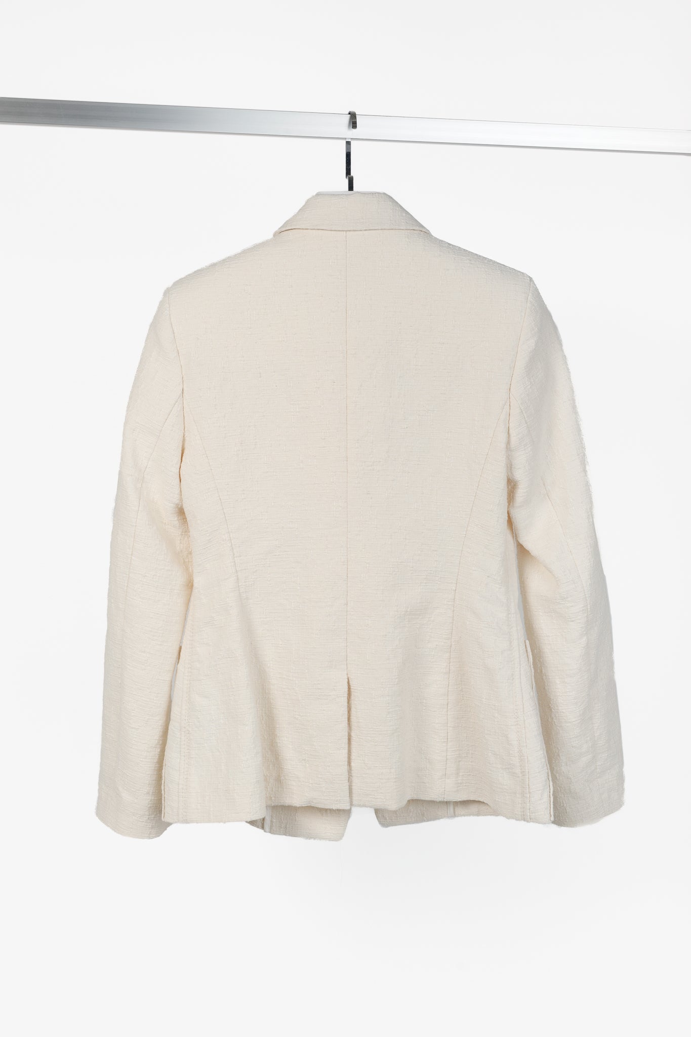 Dorothee Schumacher Touch of Summer Ivory Cotton-Blend Blazer