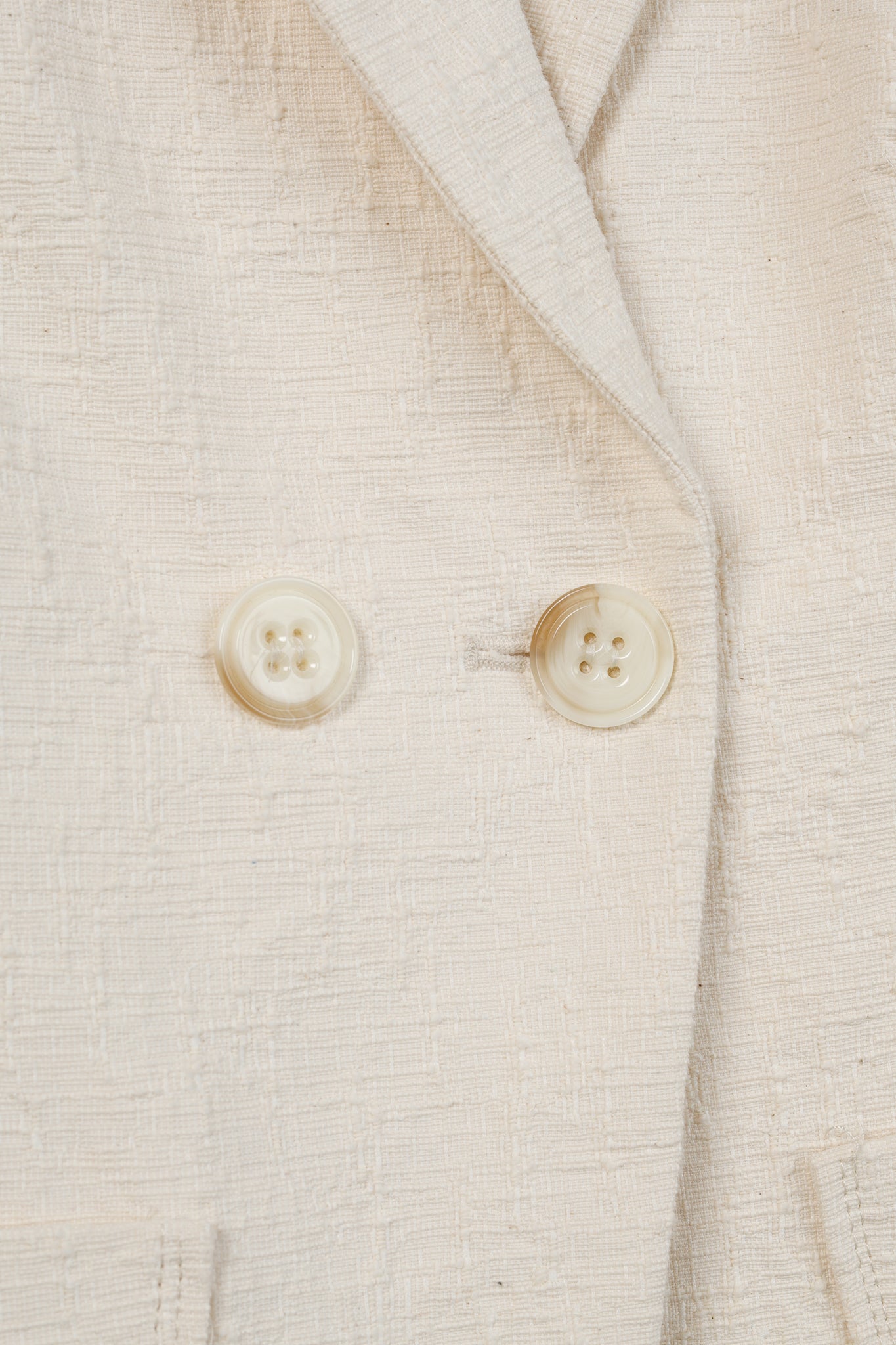 Dorothee Schumacher Touch of Summer Ivory Cotton-Blend Blazer