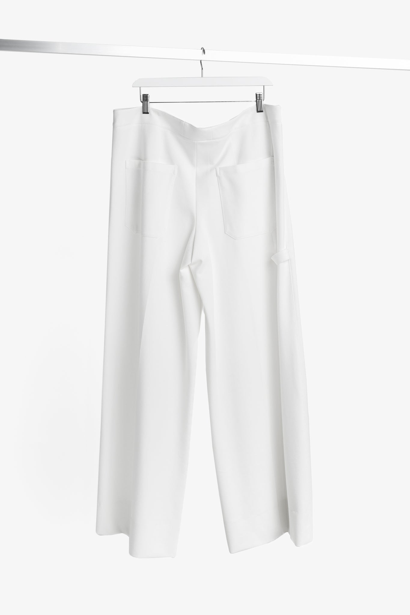 Dorothee Schumacher Emotional Essence White Ponte Wide-Leg Pants