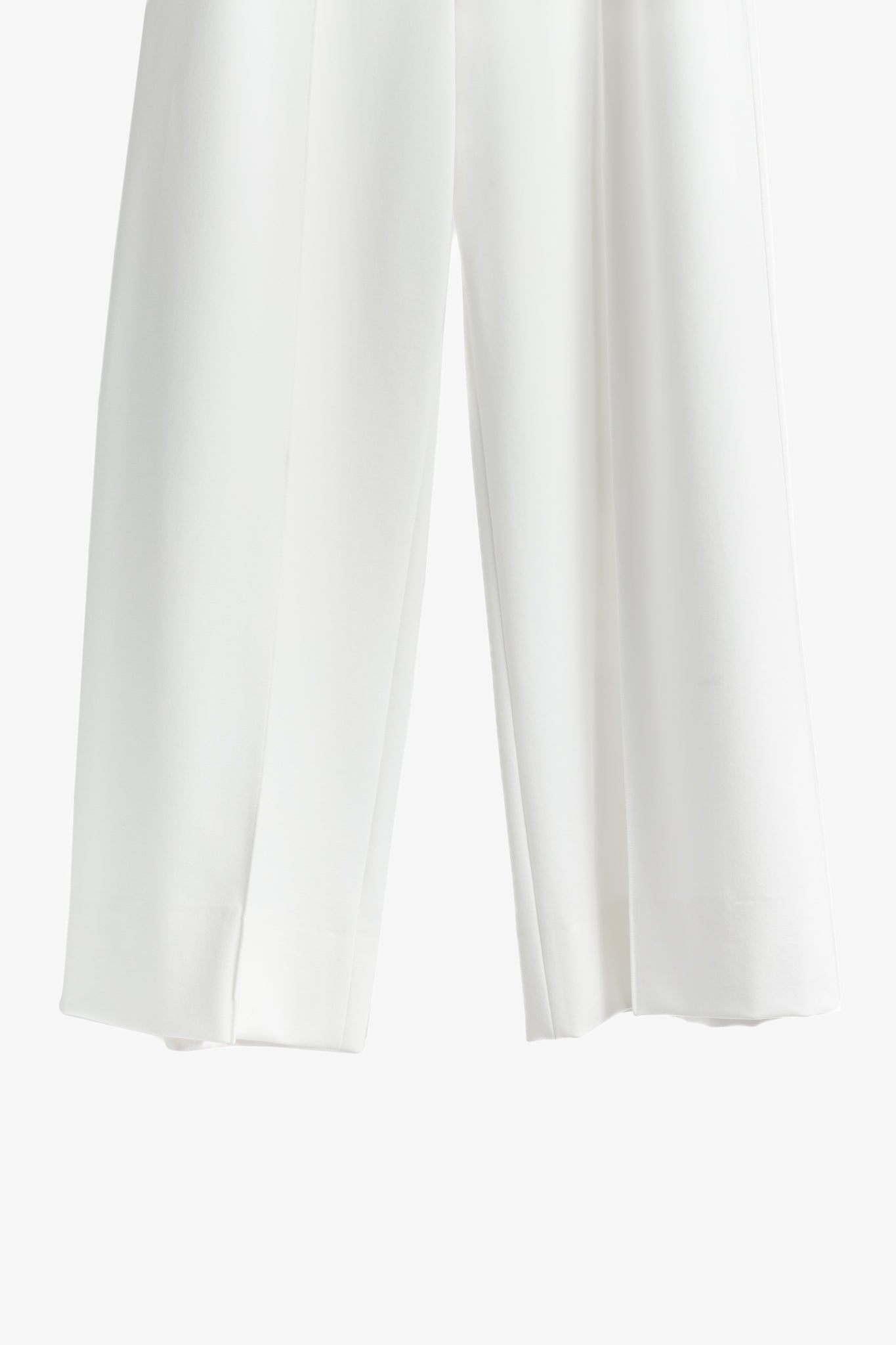 Dorothee Schumacher Emotional Essence White Ponte Wide-Leg Pants