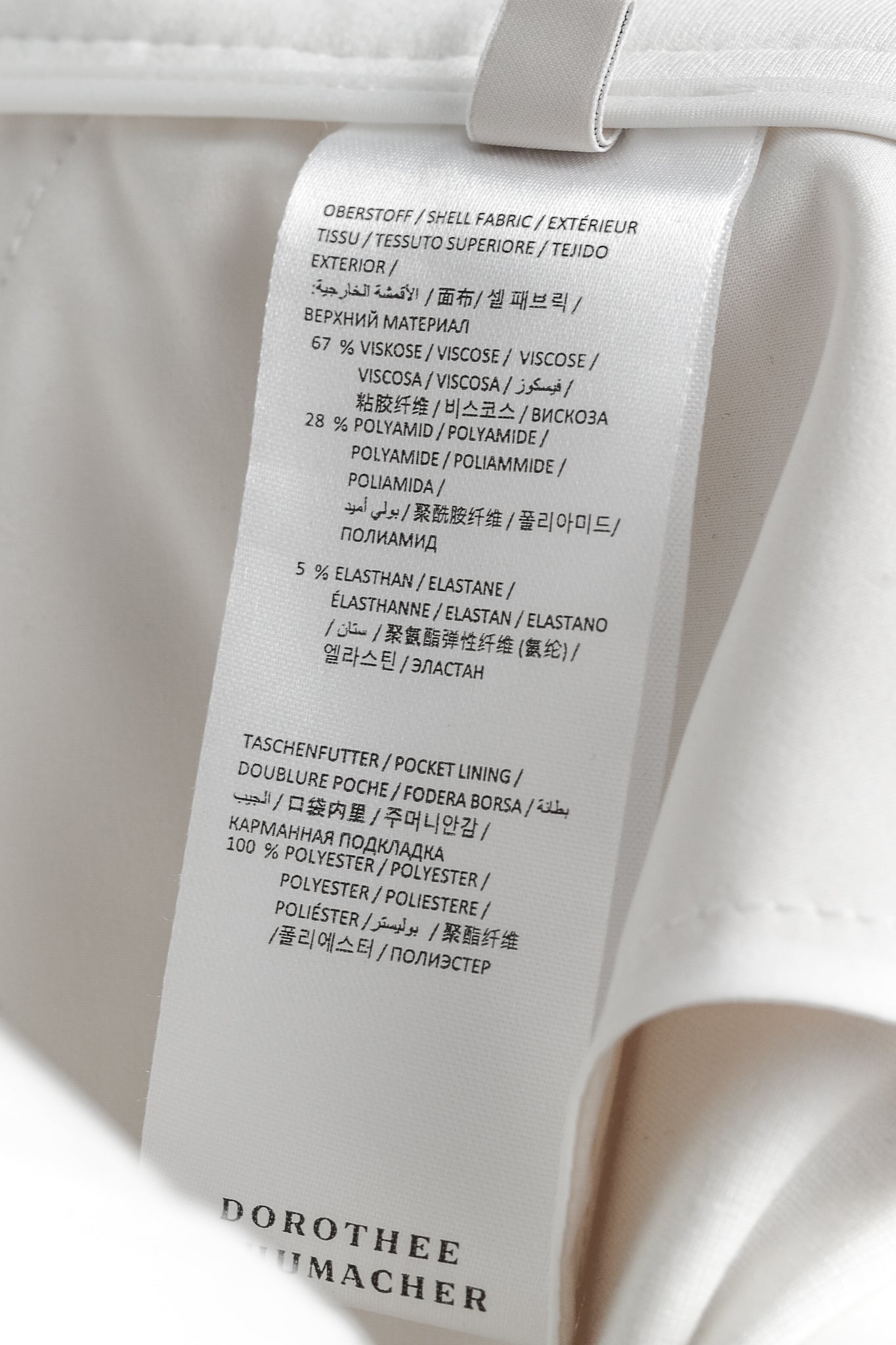Dorothee Schumacher Emotional Essence White Ponte Wide-Leg Pants