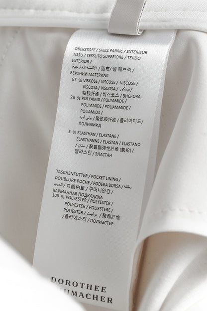 Dorothee Schumacher Emotional Essence White Ponte Wide-Leg Pants
