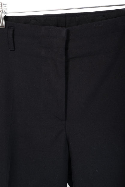 Dries Van Noten Black Cotton & Wool Tapered Trousers