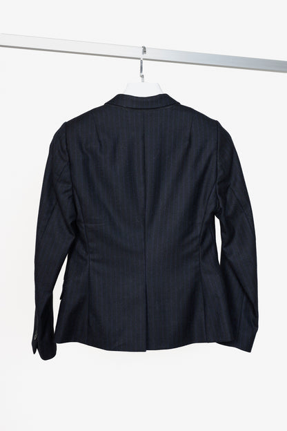 Dries Van Noten Navy Wool Blazer