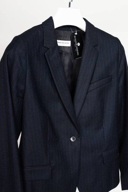 Dries Van Noten Navy Wool Blazer