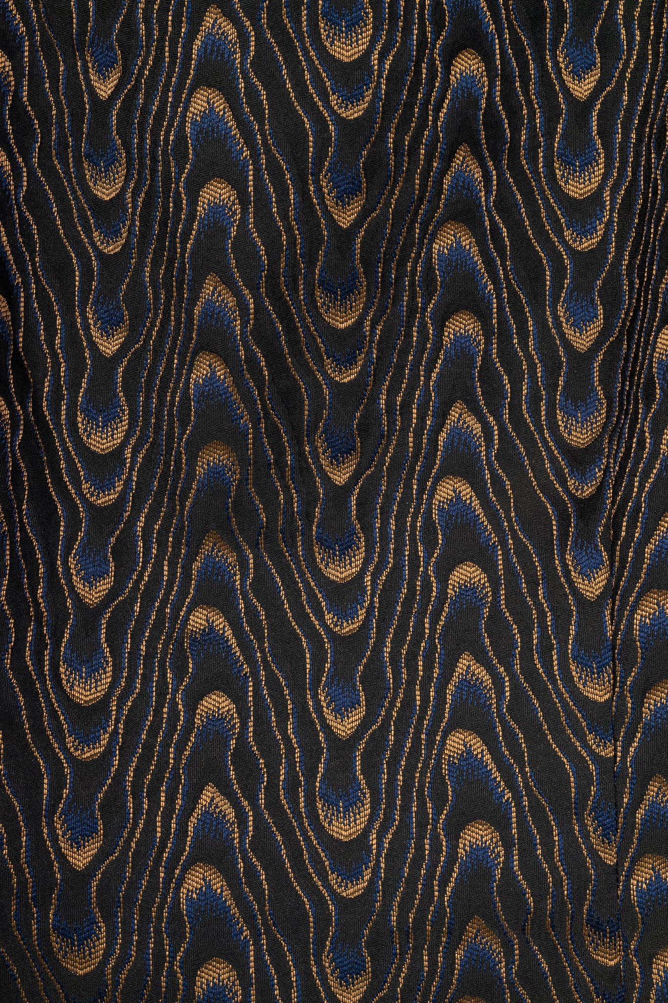 Dries Van Noten AW16 Black Abstract-Jacquard Sleeveless Dress