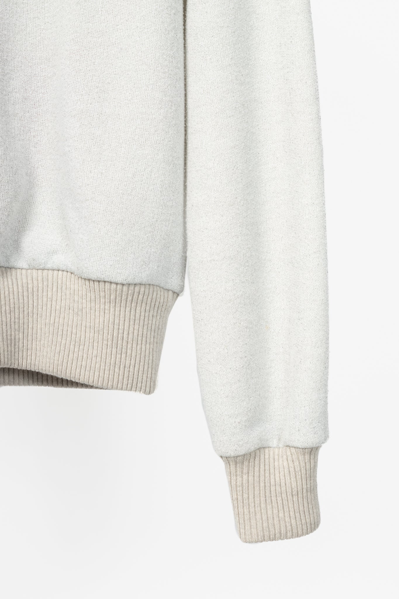 Dries Van Noten SS18 Hando Silver Cotton-Blend Lurex-Knit Bomber Jacket
