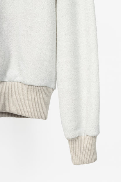 Dries Van Noten SS18 Hando Silver Cotton-Blend Lurex-Knit Bomber Jacket