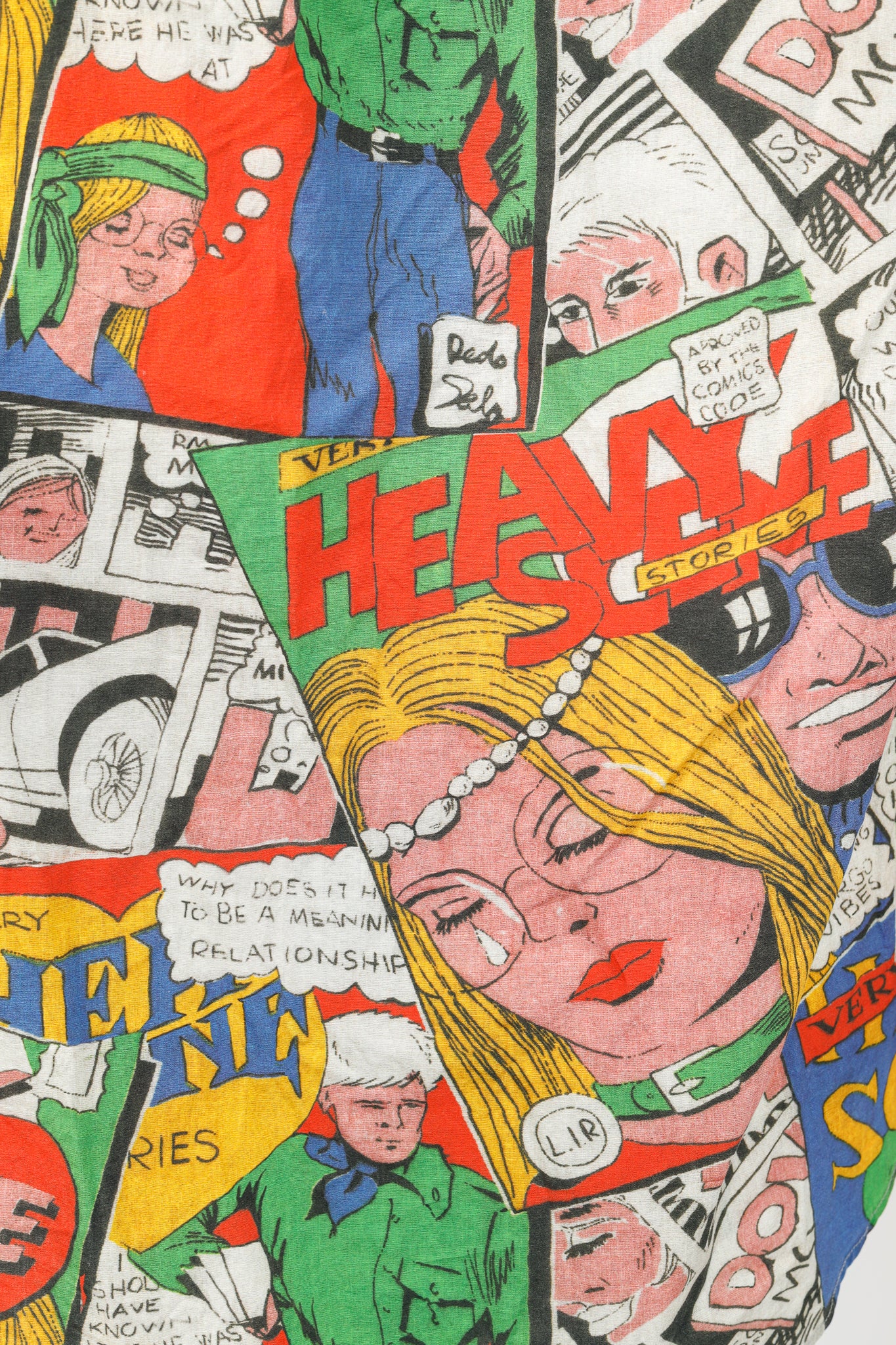 ERL SS/23 Comic Book Multicolor Printed Cotton Shirt