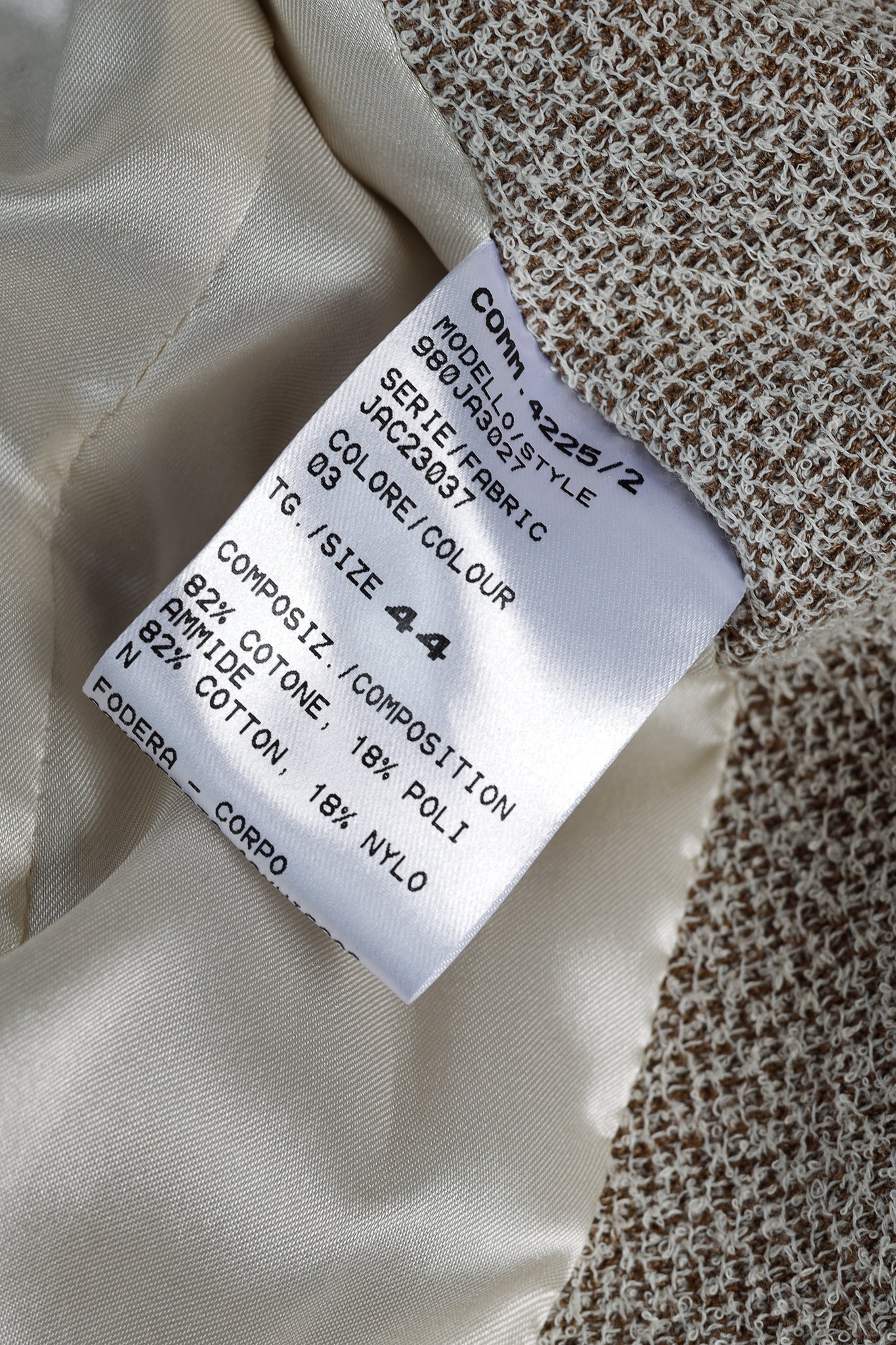 Eleventy Brown Cotton-Blend Tweed Double-Breasted Vest