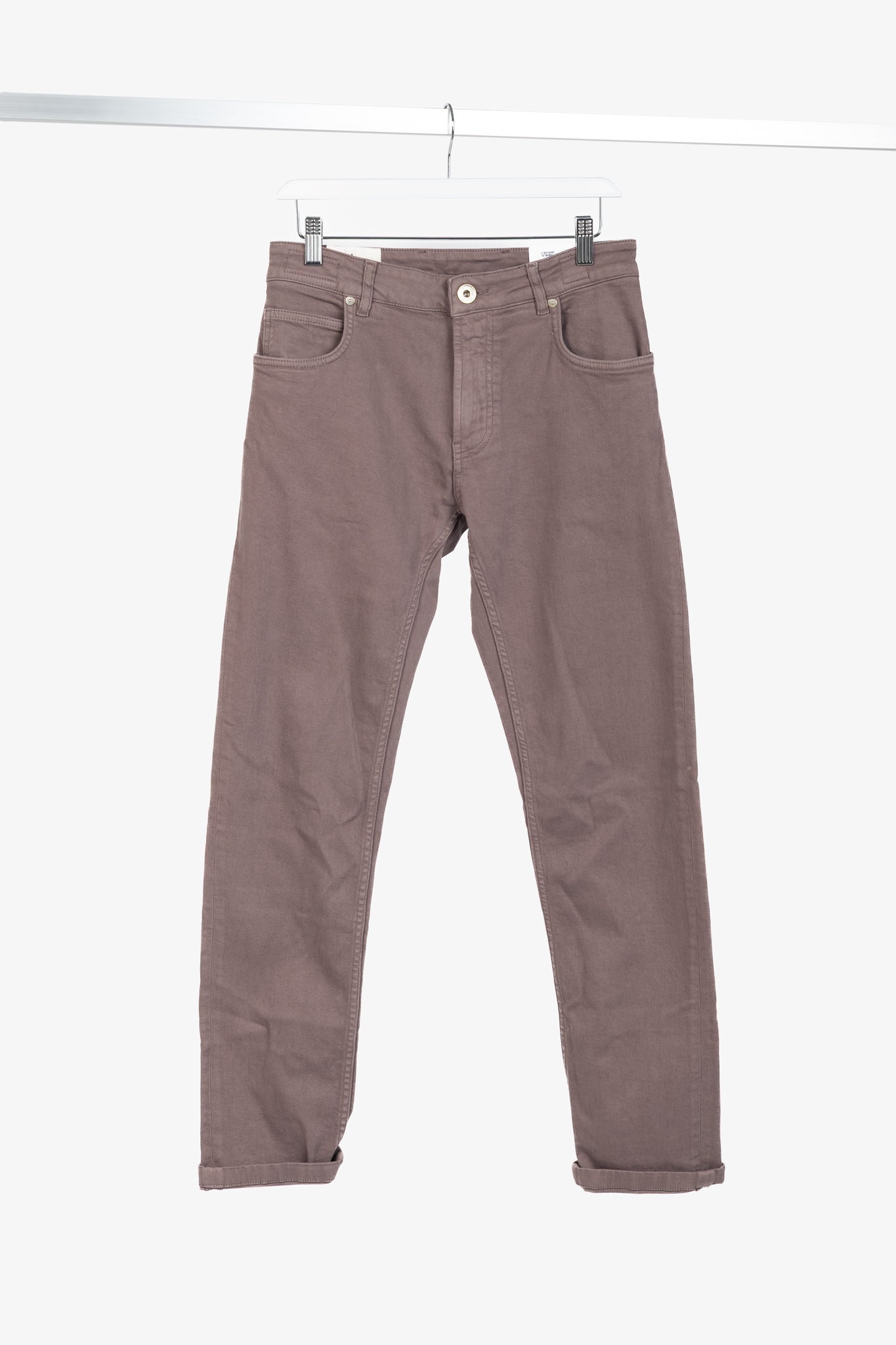 Eleventy Mallow 5-Pocket Cotton-Denim Trousers
