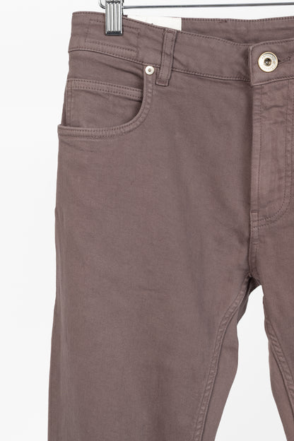 Eleventy Mallow 5-Pocket Cotton-Denim Trousers