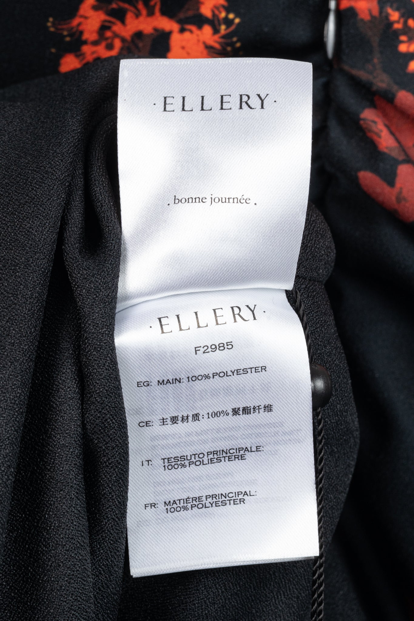 Ellery Above Board Wild Bunch Floral Ruched Maxi Dress