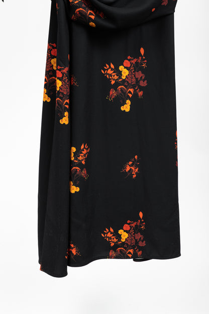 Ellery Above Board Wild Bunch Floral Ruched Maxi Dress