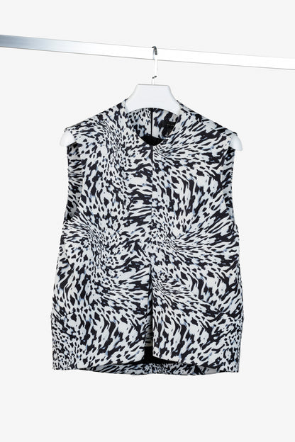 Ellery Zebra Print Vest