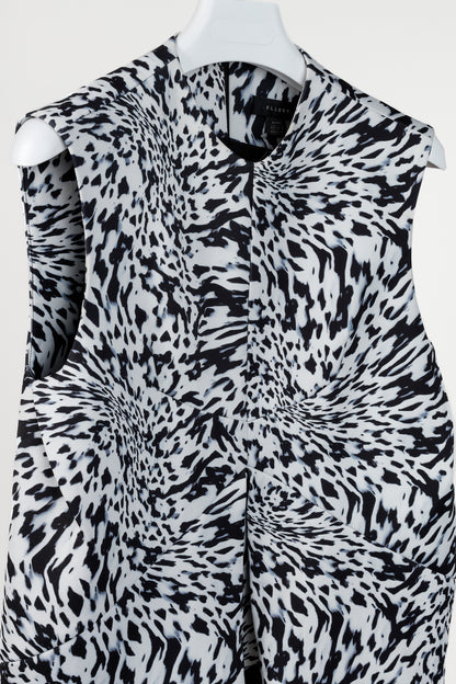 Ellery Zebra Print Vest