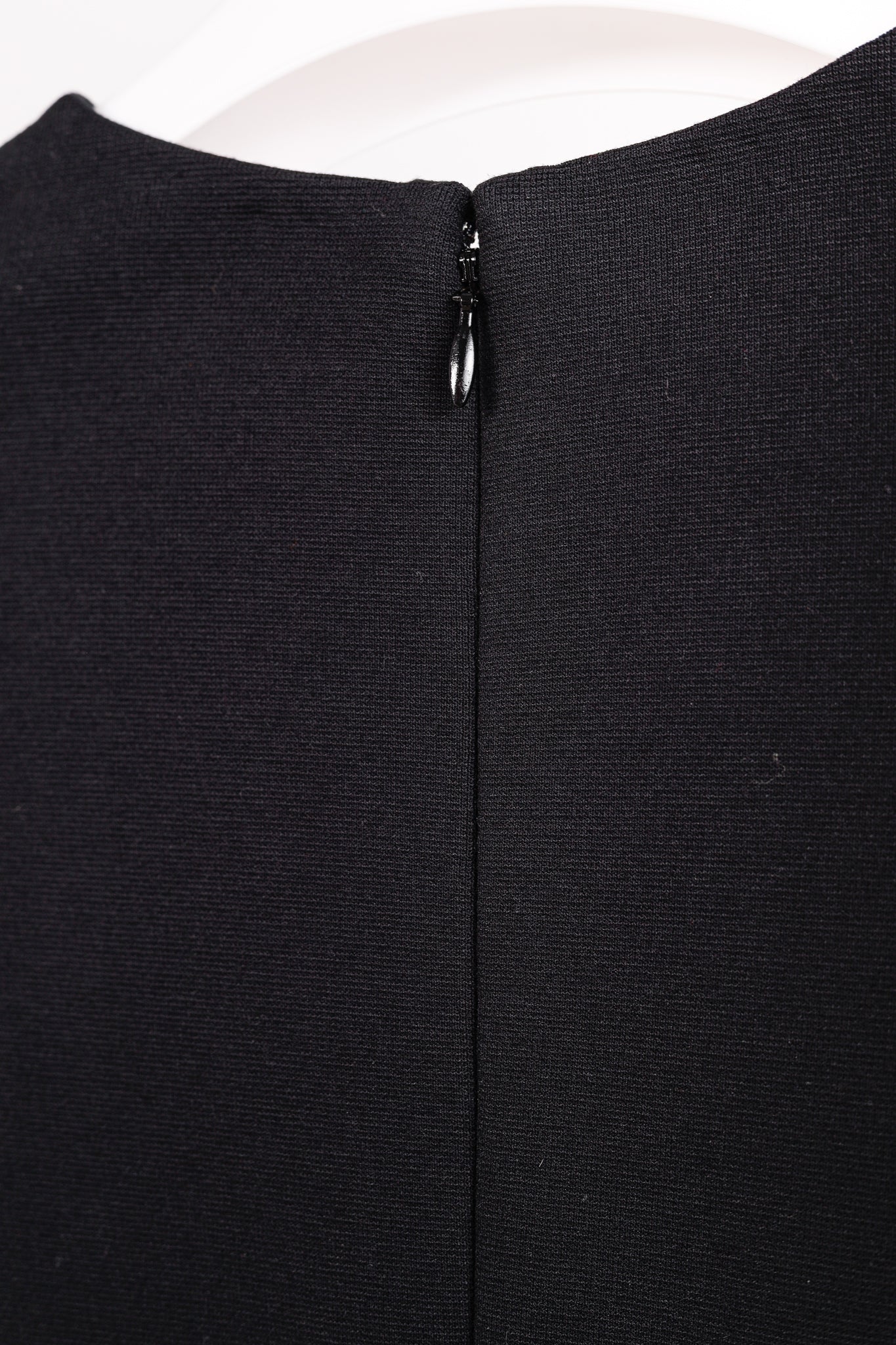 Emilio Pucci Black Knit Lace-Insert Long Sleeve Dress