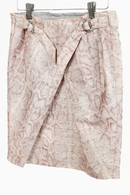 Emporio Armani SS/10 Mauve Snake Print Skirt