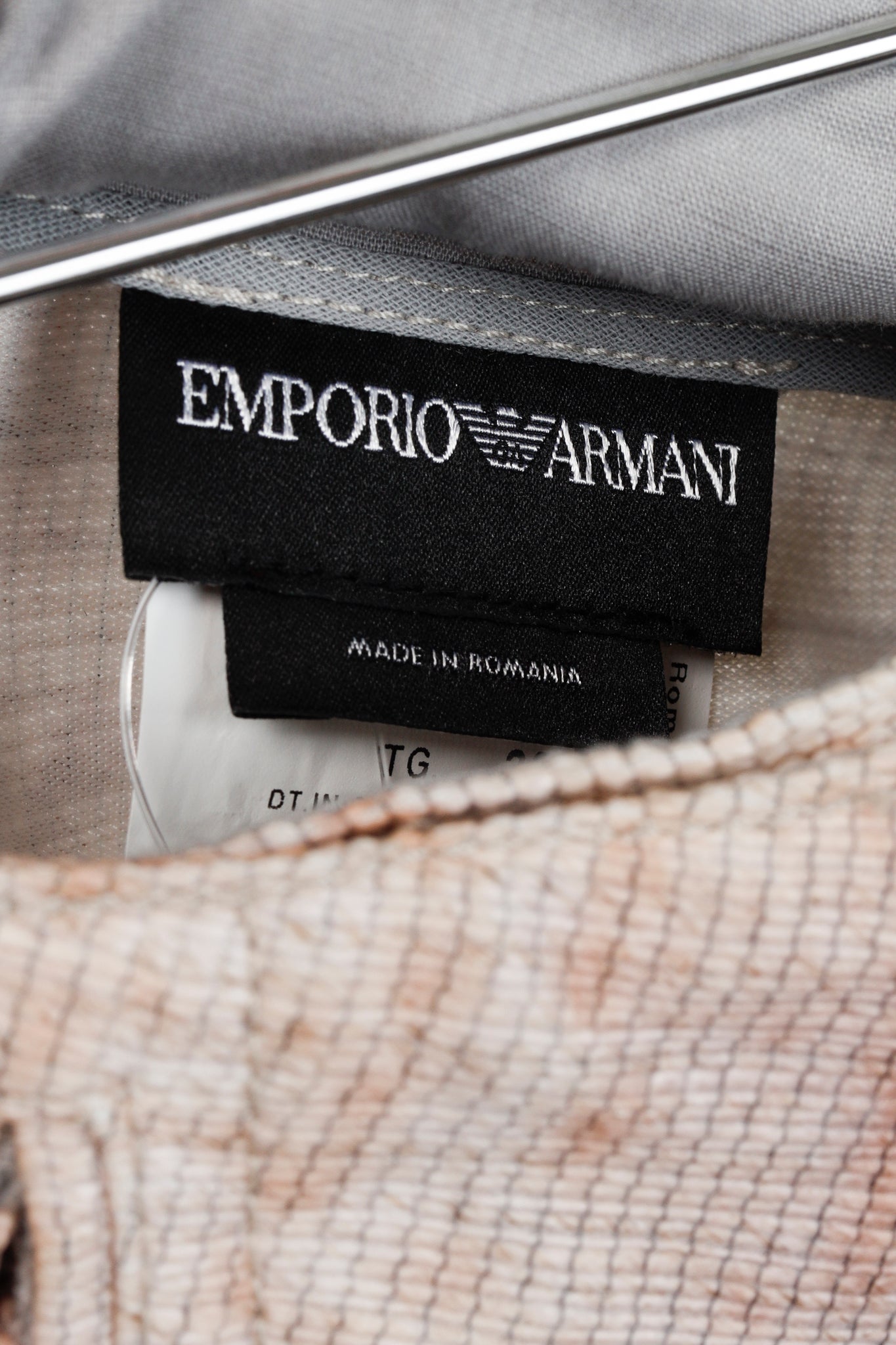 Emporio Armani SS/10 Mauve Snake Print Skirt