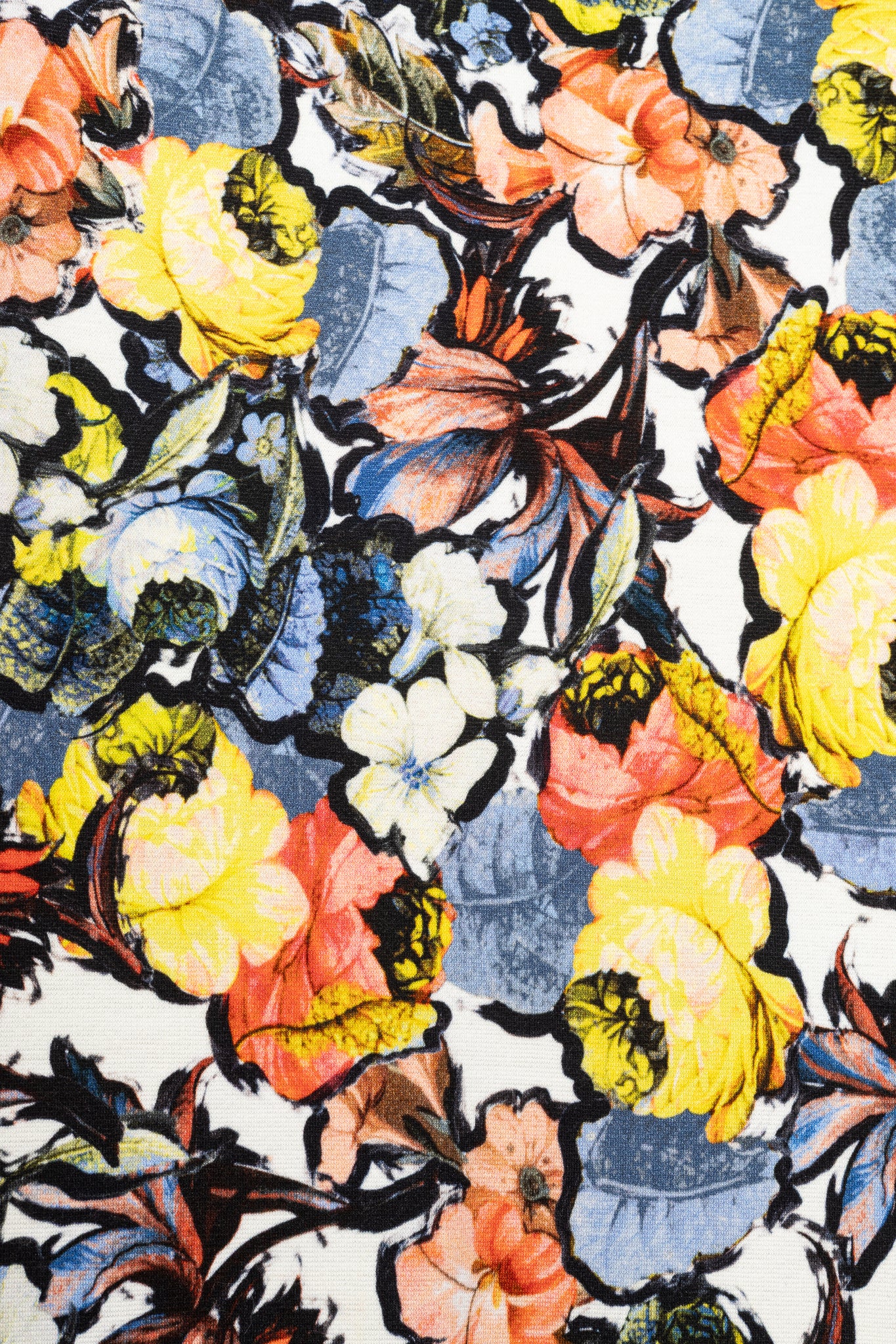 Erdem Wilhelmina Jardim Multi Floral Ponte Jersey Sheath Dress