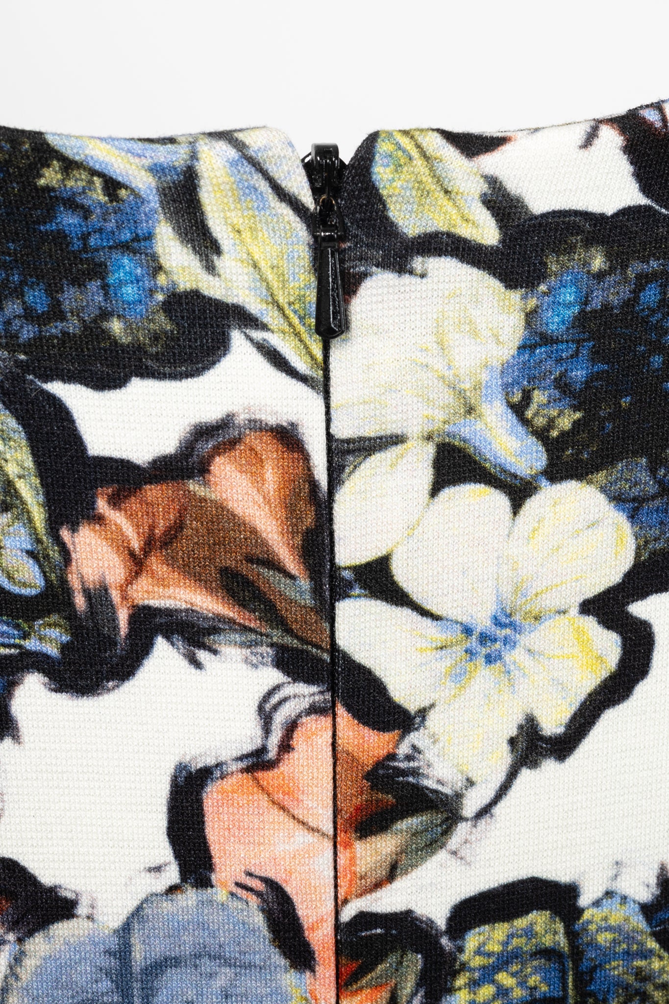 Erdem Wilhelmina Jardim Multi Floral Ponte Jersey Sheath Dress