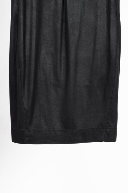 Escada Sport Enori Black Faux-Suede Dress