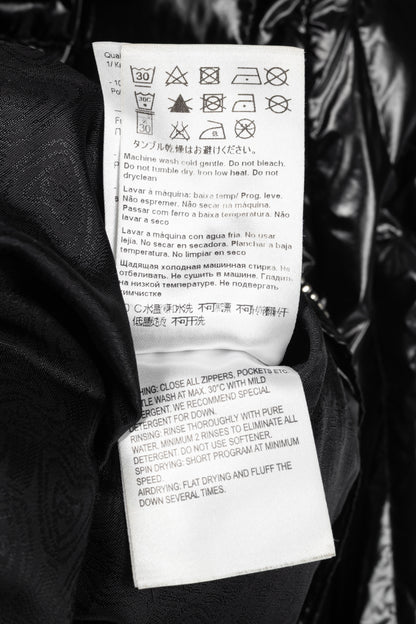 Escada Sport Mari Black Nylon Quilted Puffer Jacket