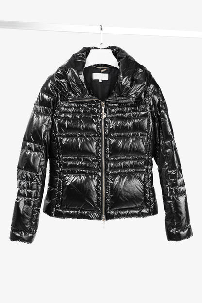 Escada Sport Mari Black Nylon Quilted Puffer Jacket