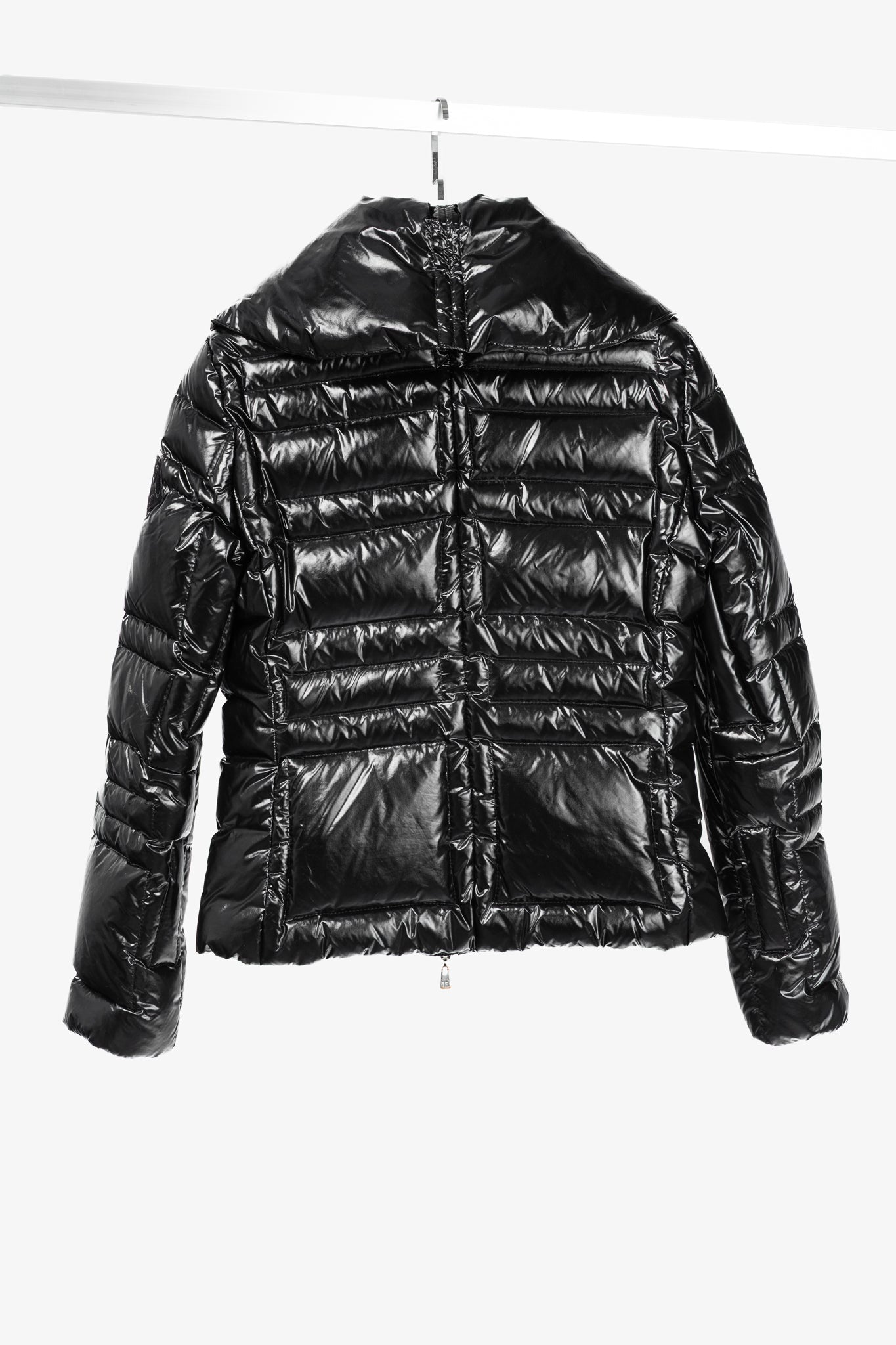 Escada Sport Mari Black Nylon Quilted Puffer Jacket