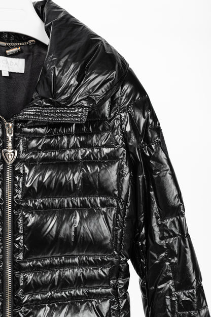 Escada Sport Mari Black Nylon Quilted Puffer Jacket