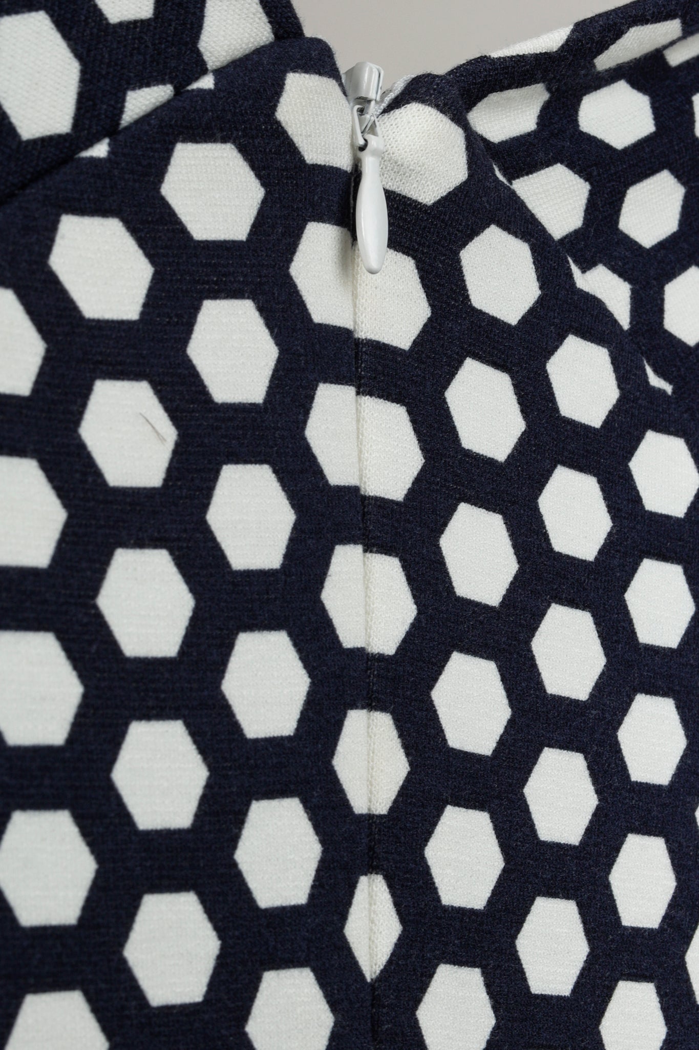 Escada Diarina Marine Geometric Print Dress