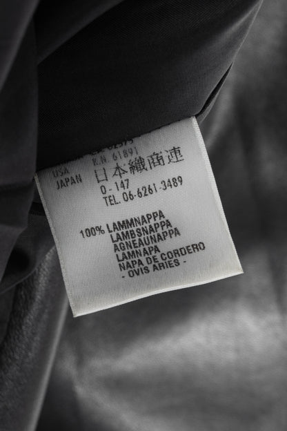 Escada Black Lamb-Leather Pencil Skirt