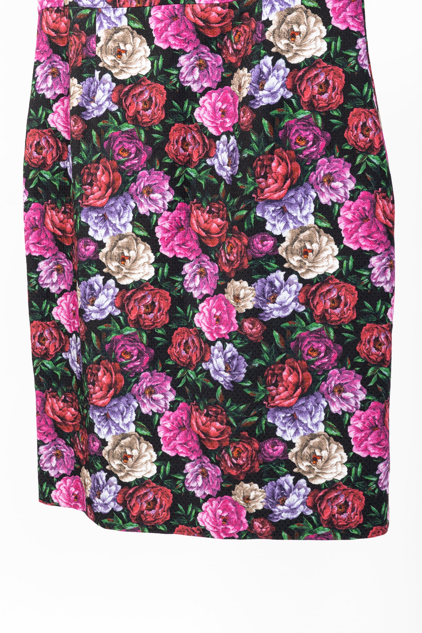 Escada Dinavia Fantasy Cotton Floral Sleeveless Dress