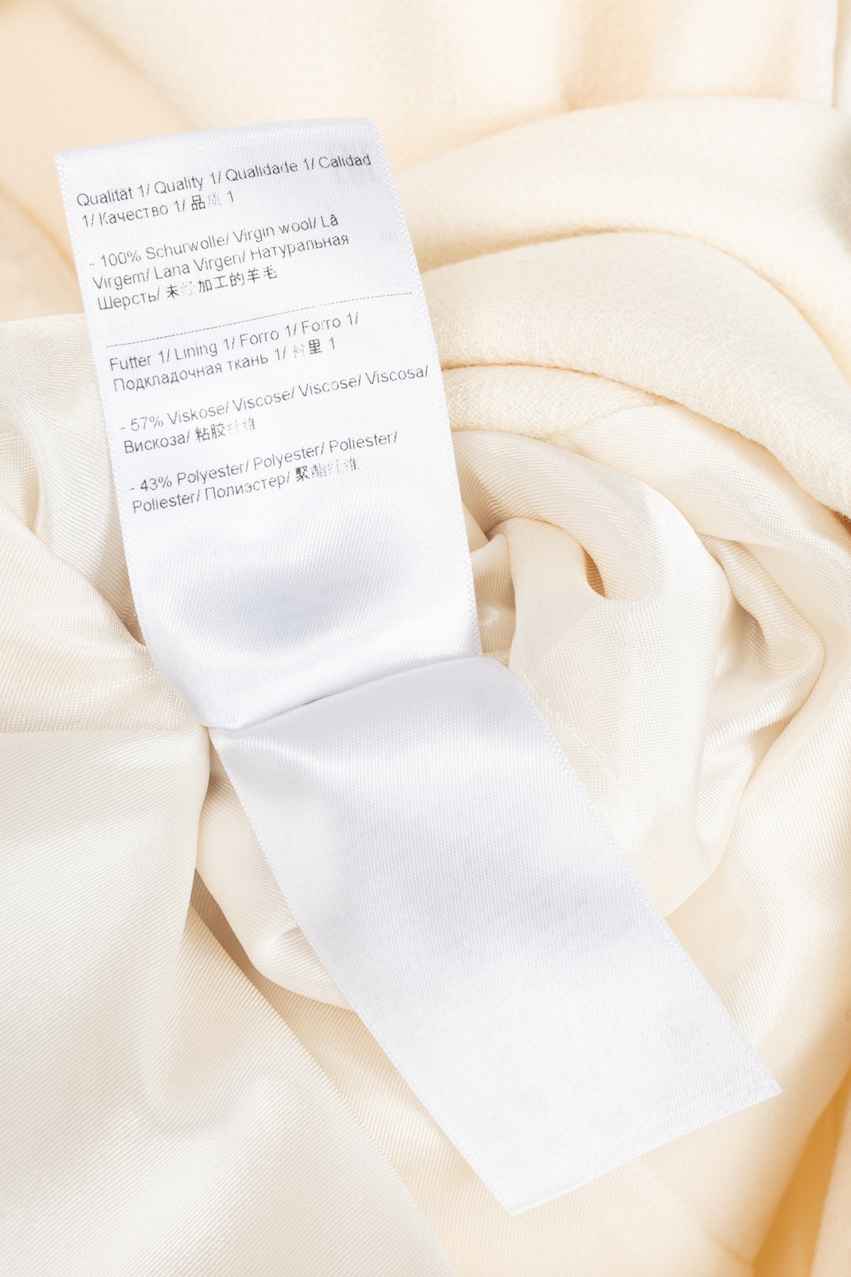 Escada Belliva Off-White Wool-Crepe Double-Breasted Waistcoat