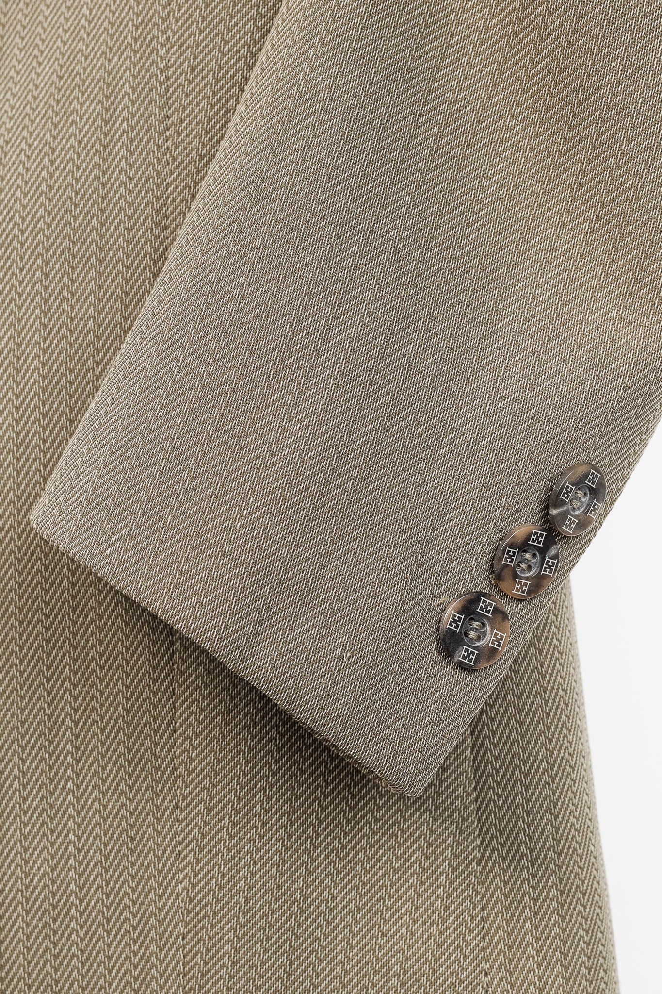 Escada Margaretha Ley Vintage Taupe Virgin-Wool Blazer