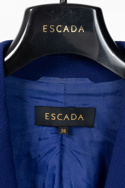 Escada Brikena Ink Wool-Pique Blazer