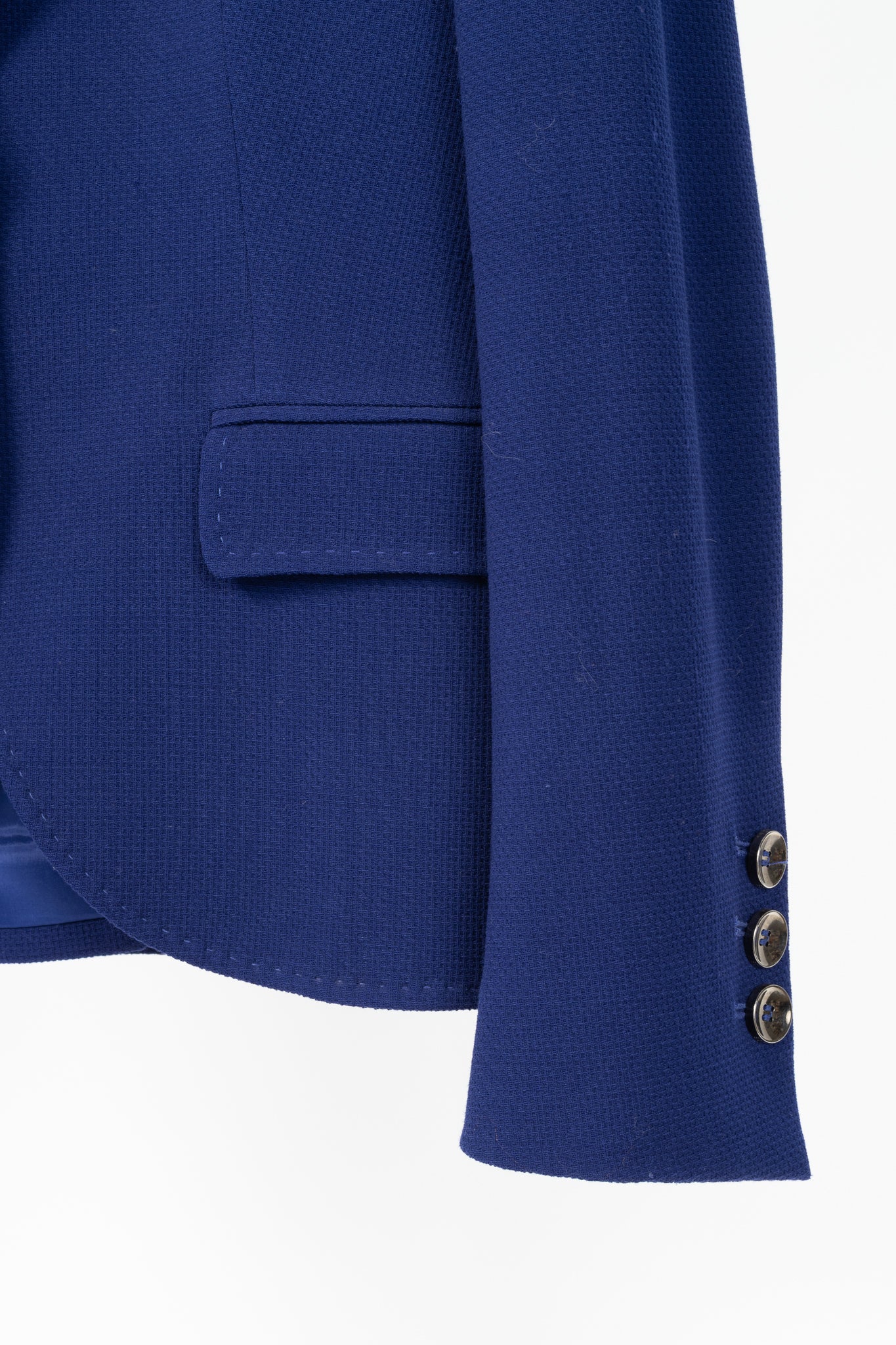 Escada Brikena Ink Wool-Pique Blazer
