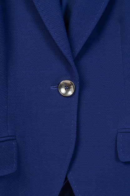 Escada Brikena Ink Wool-Pique Blazer