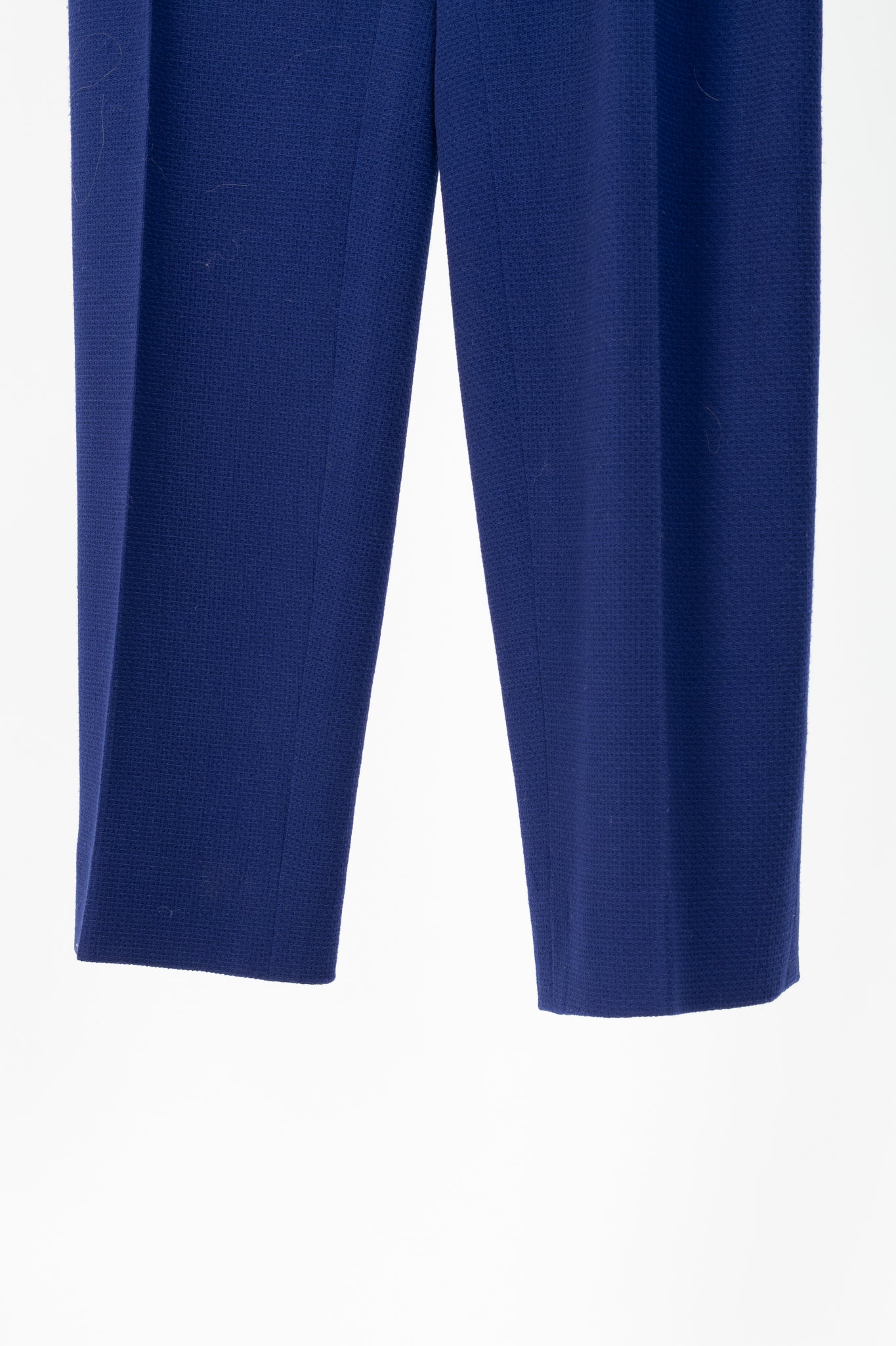 Escada Tina Ink Wool-Pique Tapered Trousers