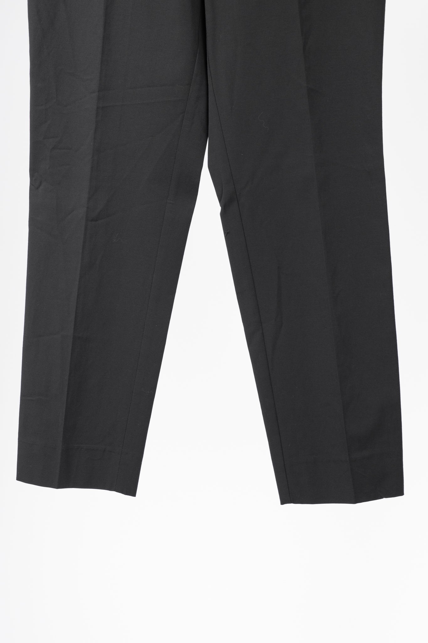 Etro Black Cotton-Blend Cropped Trousers