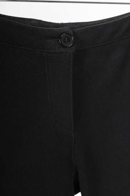 Etro Black Twill & Suede Riding Pants