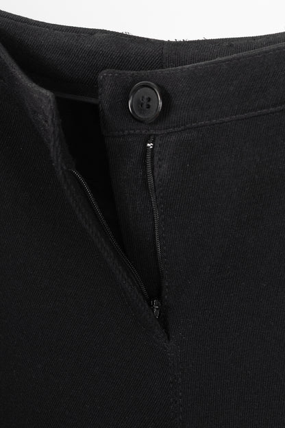 Etro Black Twill & Suede Riding Pants
