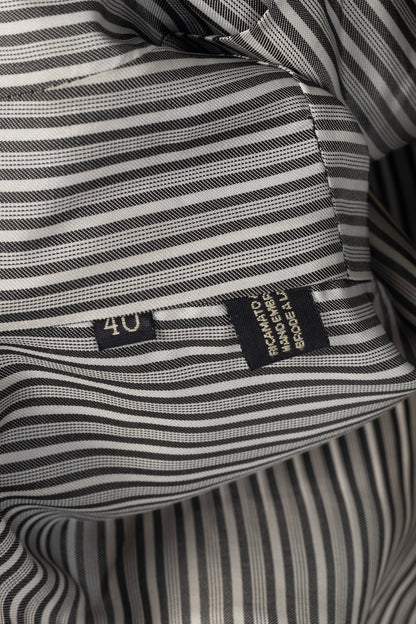 Etro Black Studded Stripe-Back Waistcoat