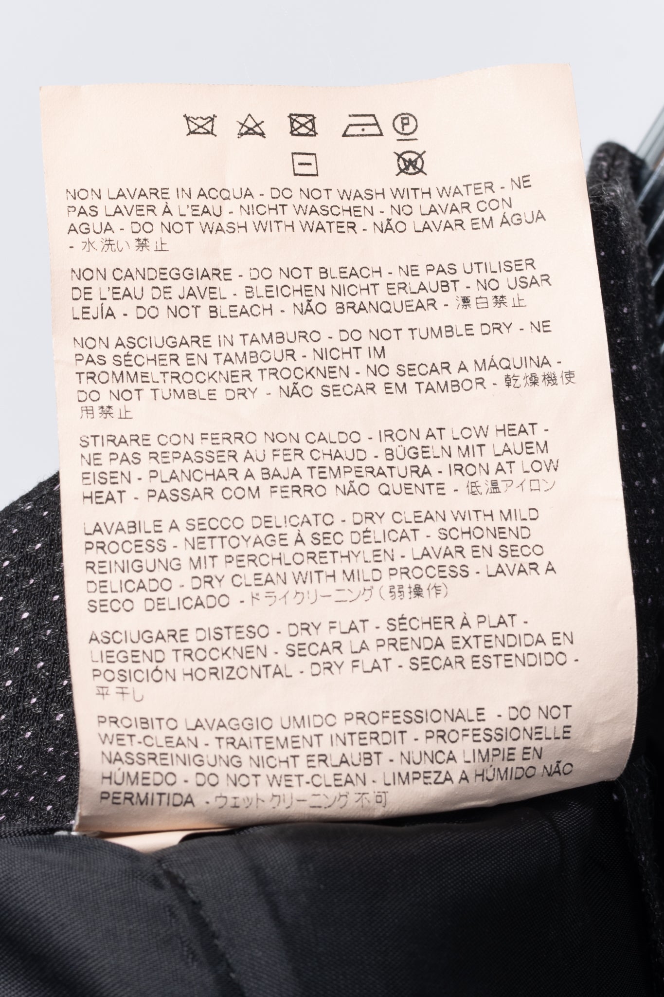 Etro Black Micro-Dot Wool-Blend Cuffed Trousers