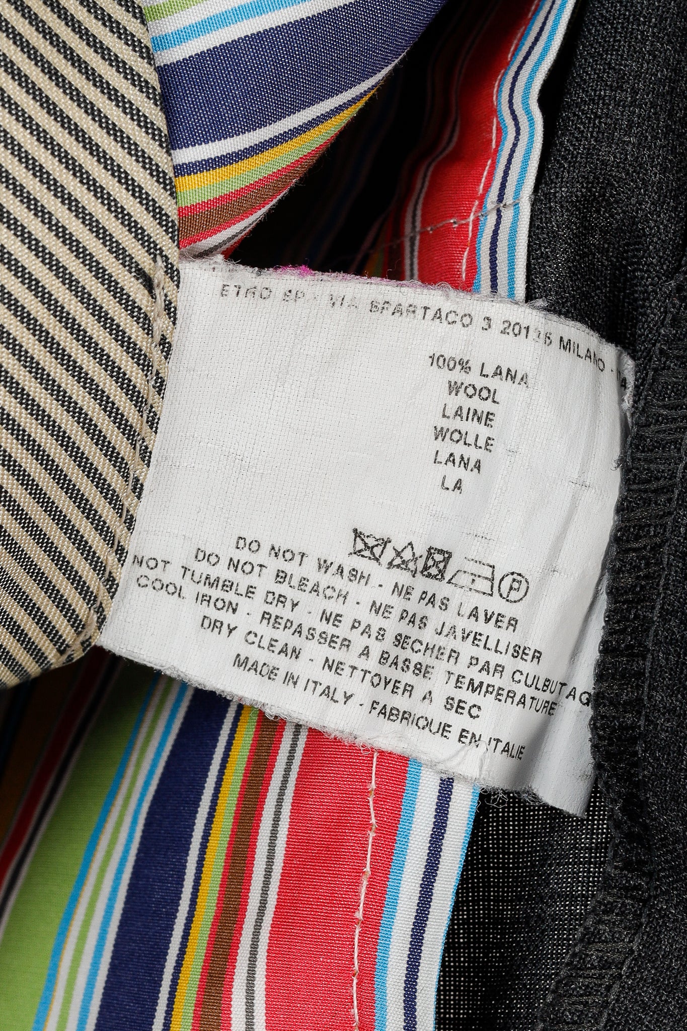 Etro Grey Wool-Suiting Straight-Leg Trousers