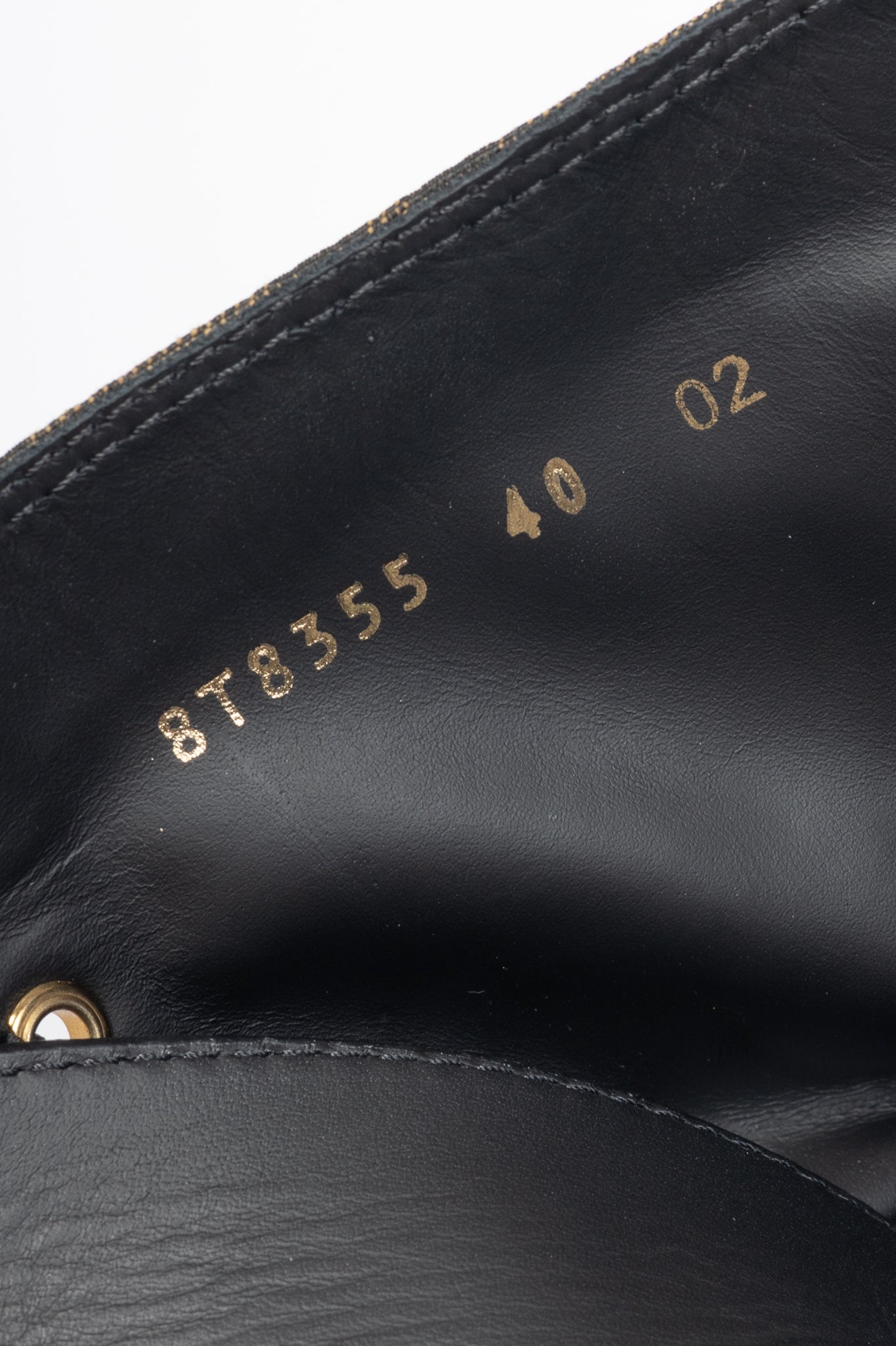 Fendi Fendigraphy Black Leather & Brown FF Pattern Combat Boots